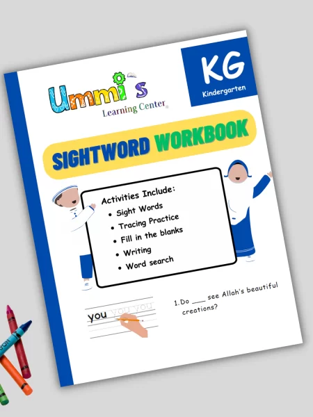 Kindergarten Sight Word Workbook